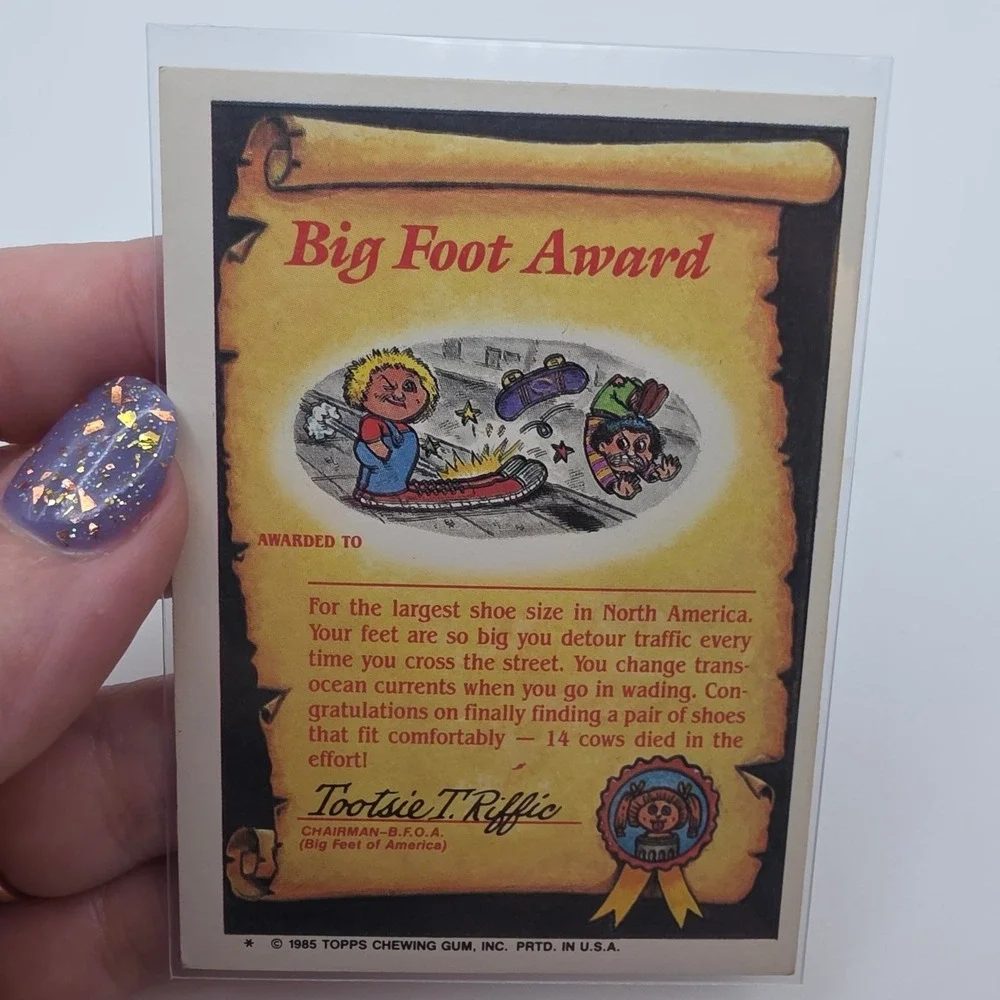 Topps Garbage Pail Kids OS2 Janet Planet Fair 63b